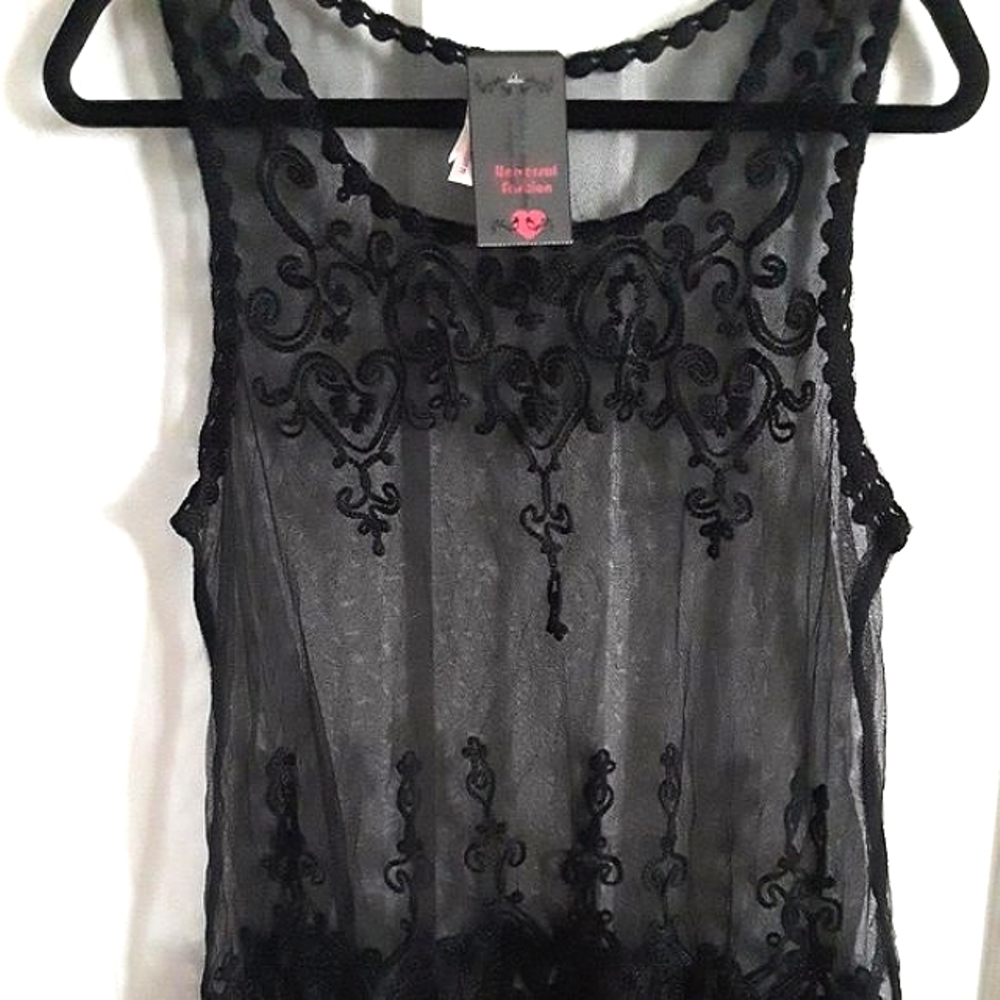 2 Sheer tank Tops